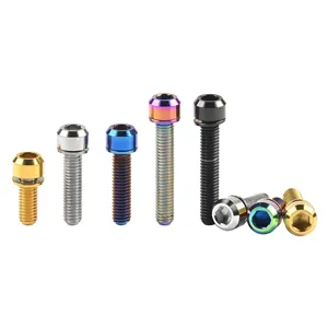 Vis à tête hexagonale en aluminium Weier Industry, finition anodisée, multicolores, attaches pour vélos, M5 M6, différentes longueurs - Product Image 3