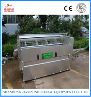 Borstel Groente Reinigingsmachine Gemberschillen Aardappel Wortel Cassave Wasmachine Dunschiller Voor Fruit En Groente Wassen En Schillen One Shot