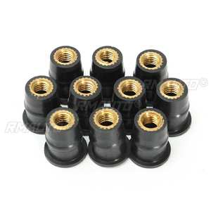 10/20x Écrous en caoutchouc M4/M5/M6 4/5/6mm pour pare-brise, carénage et accessoires de fixation pour moto - Product Image 3