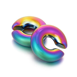 Joyería de moda gruesa simple, pendientes huecos de acero inoxidable impermeables, pendientes de Clip <span class=keywords><strong>sin</strong></span> orificio para la <span class=keywords><strong>oreja</strong></span> <span class=keywords><strong>sin</strong></span> <span class=keywords><strong>Piercing</strong></span> - Product Image 5