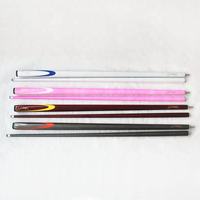 Queue de billard en cuir de vachette économique 1/2 pièce, 57 pouces, 9,5-10 mm, avec autocollant décoratif, en vente