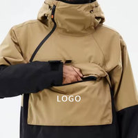 Personnalisé 2025 Haute Qualité Vestes D'hiver Chaud En Plein Air Snowboard Hoodies Hommes Ski Salopette Ski Costume Vestes Imperméables