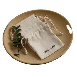 Customized Organic Muslin Cotton Drawstring Pouch <b>Wedding</b> Party Shopping Gift Packaging Bag Soft Cotton Muslin Dust Bag - Product Image 1