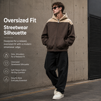 Sweat-shirt à capuche personnalisé 100 % coton molletonné pour homme, coupe oversize, épais, style streetwear printemps, marque privée
