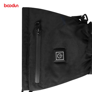 Guantes Eléctricos Boodun Negros de Poliéster Unisex para Esquí con Carga USB y Tres Ajustes de Temperatura - Product Image 3
