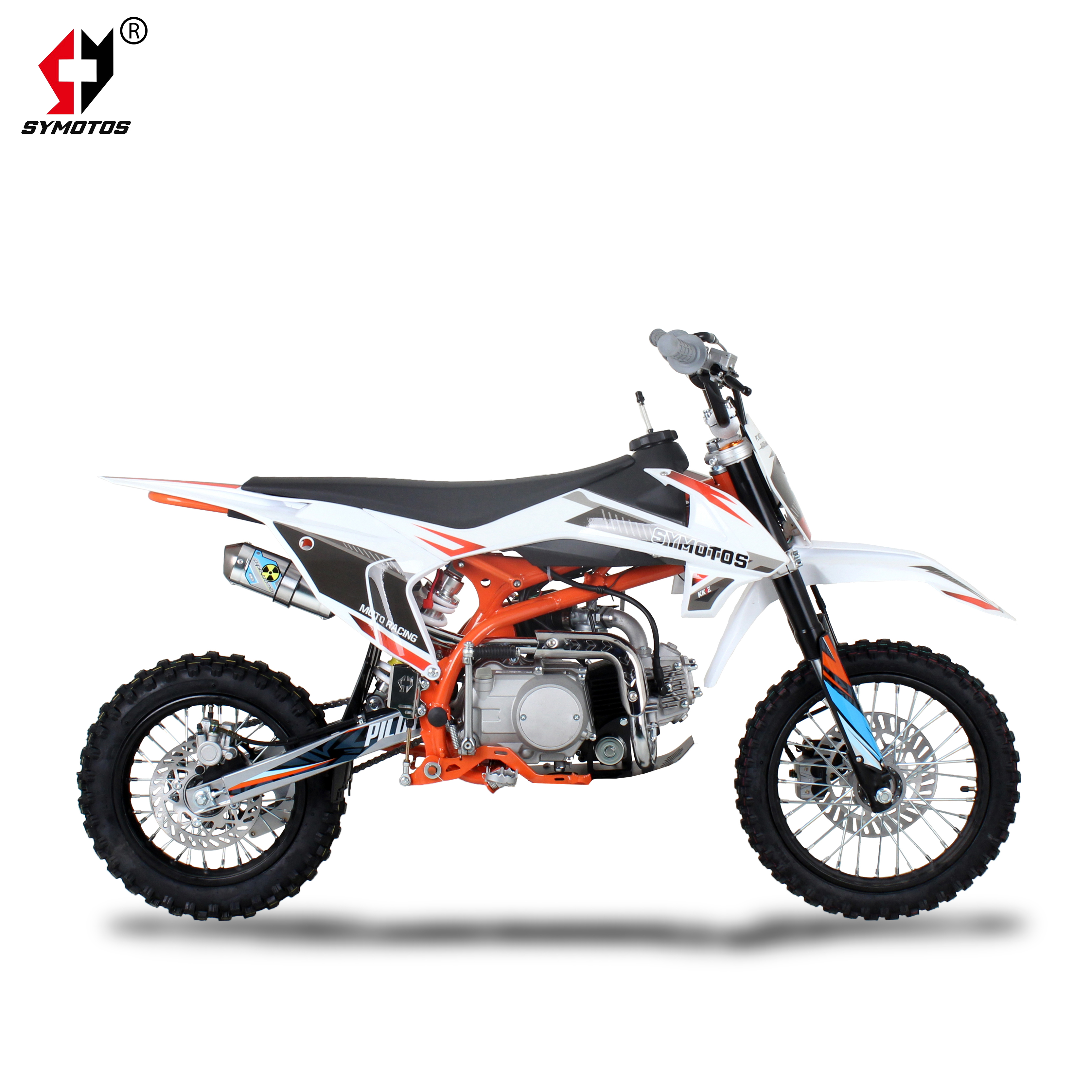 Питбайк dirt bike motcross мотоцикла 110cc инициирования Электрический старт 14/12 4-тактный двигатель symotos K2S