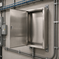 Boîtier de distribution basse tension en acier inoxydable uniquement