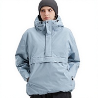 Veste de ski imperméable pour femmes OEM, veste d'hiver chaude coupe-vent à capuche, veste de neige, fourniture d'usine