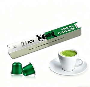 Organic Matcha Capsule Pods Compatible with Coffee Machine, Chinese Matcha Tea Pods for Home & Office Use - Product Image 1