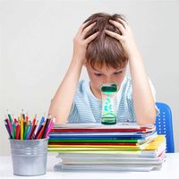 Penjualan terlaris waktu cair Bubbler pewaktu Visual pewaktu sensor besar baru menenangkan sensorik tetesan warna air mainan gelembung