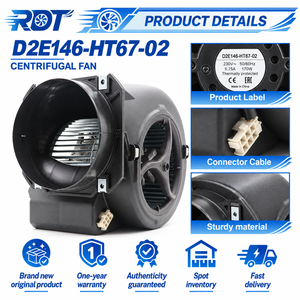 Industrial Radial Blower 355W <strong>970m</strong>&sup3;/h Cabinet Cooling High Airflow D2E146-HT67-02 Equipment Ventilation Spare Power Electronics - Product Image 5
