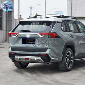 Piezas de automóviles RAYSEZE para Toyota <span class=keywords><strong>RAV4</strong></span> 2019 2020 <span class=keywords><strong>2022</strong></span>, Kit de Carrocería deportiva mejorada, difusor de parachoques trasero delantero modificado - Product Image 2