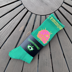 Calcetines deportivos de algodón peinado cromado suave con suela acolchada y parte inferior de toalla, calcetines de rendimiento atlético de tubo medio para hombre - Product Image 4