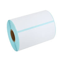 Rouleau d'étiquettes thermiques directes de haute qualité, étiquettes autocollantes thermiques personnalisées avec logo et code-barres pour l'expédition, étiquettes d'emballage thermiques