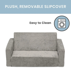 Kingworth Kidsroom 2-en-1 Canapé ouvert rabattable pour enfants <span class=keywords><strong>Fauteuil</strong></span> convertible en <span class=keywords><strong>mousse</strong></span> pliable pour enfants - Product Image 3