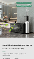 Diffuseur d'arômes électrique mural Guling 1000 ml sans eau, fonction ozone, contrôle par application, pour usage commercial, hôtelier, domestique et automobile, en acier inoxydable