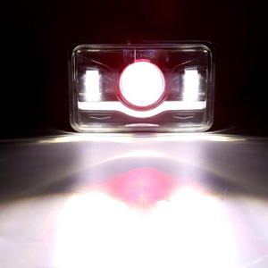 Faro LED Rectangular de 5 Pulgadas, Luz Alta/Baja, Proyector DRL, Color 6000K, 12V 45W 10000 Lúmenes, Bombilla H4, Nuevo, Universal - Product Image 6