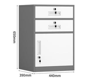 Thiết kế hiện đại có thể khóa và có thể điều chỉnh sắt bàn tủ hồ sơ với hai ngăn kéo cho văn phòng trường học - Product Image 3