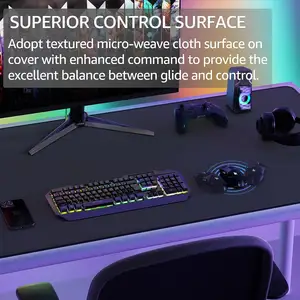 Ngọn lửa rắn biểu tượng Tùy chỉnh chuột chơi game pad XXXL chống trượt bàn phím và chuột lớn Pad 120x60 cm - Product Image 2