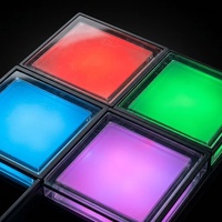 Système de jeu interactif commercial à LED pour sol, machine de défi de danse multijoueur avec capteurs numériques pour arcade
