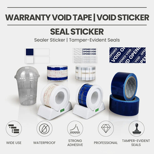 Tùy Chỉnh Tamper <span class=keywords><strong>Void</strong></span> Sticker Vật Liệu Cuộn Tự Dính Tính Nhiệt Bằng Chứng An Ninh Nhãn Cuộn An Ninh Bảo Hành Viod Sticker - Product Image 6