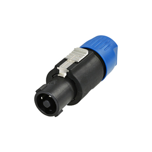 Conector de Cable para Altavoz de 4 Polos <span class=keywords><strong>REAN</strong></span> RLS4FC (Plástico Negro y Azul) para Sistemas de Audio/Video - Product Image 1