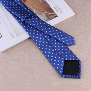 Cravates en tissu polyester à <span class=keywords><strong>pois</strong></span>, vente en gros, cravates pour hommes, cravates de mode prêtes à porter - Product Image 6