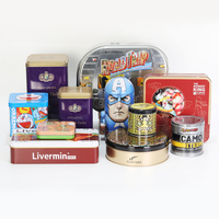Mini boîte en fer blanc, emballage métallique pour thé, bonbons, bougies de voyage, biscuits, gâteaux, aliments en conserve, aliments pour bébés, aliments pour animaux de compagnie, personnalisable 4 couleurs