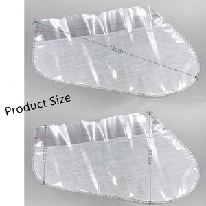 Yetişkinler için su geçirmez tek kullanımlık şeffaf plastik ayak maskesi hiçbir sıvı <span class=keywords><strong>PP</strong></span> malzeme yetişkin cilt bakımı yüz maskesi - Product Image 4
