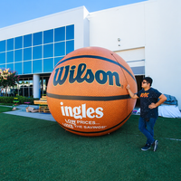 Ballon publicitaire gonflable géant en PVC sur mesure pour campagne de divertissement commercial