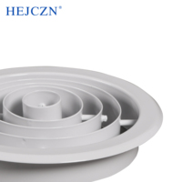 Système HVAC Offre Spéciale Alimentation en aluminium Soupape à disque d'air Alimentation Anneau mural Jet d'air Diffuseur rond