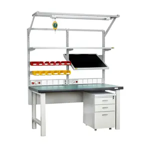 Lab Workbench Antistatic Adjustable ESD Customized Anti Static Esd Work Table