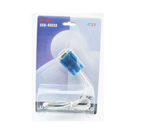 Adaptor USB 2.0 ke RS232 9 Pin Pria ke Pria Berkinerja Tinggi, Kabel Printer Berkualitas Tinggi