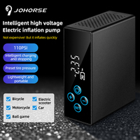 Nouvelle pompe à air électrique sans fil portable pour voiture, vélo, vélo électrique, moto, haute pression, écran LCD, rechargeable par type-C