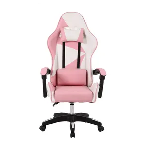 Chignons — chaise de bureau ergonomique en cuir noir, chaise de luxe en plastique, pour la maison