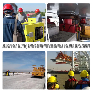 Mang thay thế và cấu trúc sửa chữa PLC kiểm soát 200t + Tải thủy lực tự động cầu đồng bộ hệ thống nâng hạ - Product Image 4