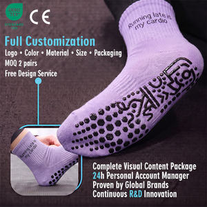 Calcetines Antideslizantes BiLu con Agarre, Algodón Premium, Diseño Personalizado, Contenido Visual OEM, Muestreo Auditado por Intertek - Product Image 3