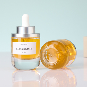 ขวดแก้วใสแบบหยด 30 มล. ฐานหนา พร้อมปิเปต สำหรับบรรจุภัณฑ์ผลิตภัณฑ์บำรุงผิว เซรั่ม และน้ำมันบำรุงผิว ขายส่ง - Product Image 5