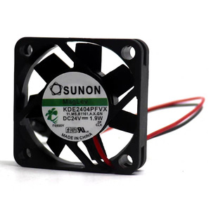 Ventilador de refrigeración silencioso Sunon KDE2404PFVX 40x40x28mm 24V 1.9W de 3 cables para escritorio - Product Image 2