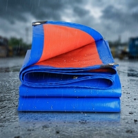 Bâche en polyéthylène super bleue imperméable et robuste YRH Factory pour camping, avec couverture de tente, rouleau de bâche en PVC
