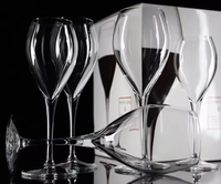Vente en gros Fête de mariage 210ml 260ml 325ml 445ml 600ml Gobelet en verre avec longue tige en vrac