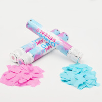 Cañón de Confeti para Revelación de Género, Tema Masculino y Femenino, Cilindro Manual para Predicción del Género