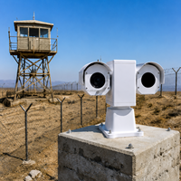 Surveillance thermique PTZ robuste à longue portée pour la surveillance des frontières dans les zones isolées