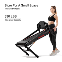Caminadora Eléctrica Plegable de Alta Gama Hecha en China, Personalizable, 3.5HP, Pantalla LCD, Portátil, Silenciosa