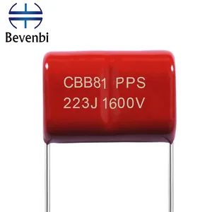 Bevenbi-condensador de película de polipropileno metalizado, CBB81 862j 103j 223j 1600v 2kv 2000v