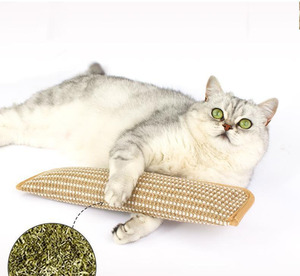 Almohadillas y tablero duraderos para rascar gatos de sisal con hierba gatera, juguetes para masticar mascotas, cojines, juguetes, colección completa de juguetes para gatos - Product Image 6