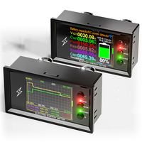 Testeur de capacité de batterie au lithium intelligent WiFi Tuya DC 0-420V avec affichage numérique du courant, de la tension et du compteur de puissance Coulomb OEM
