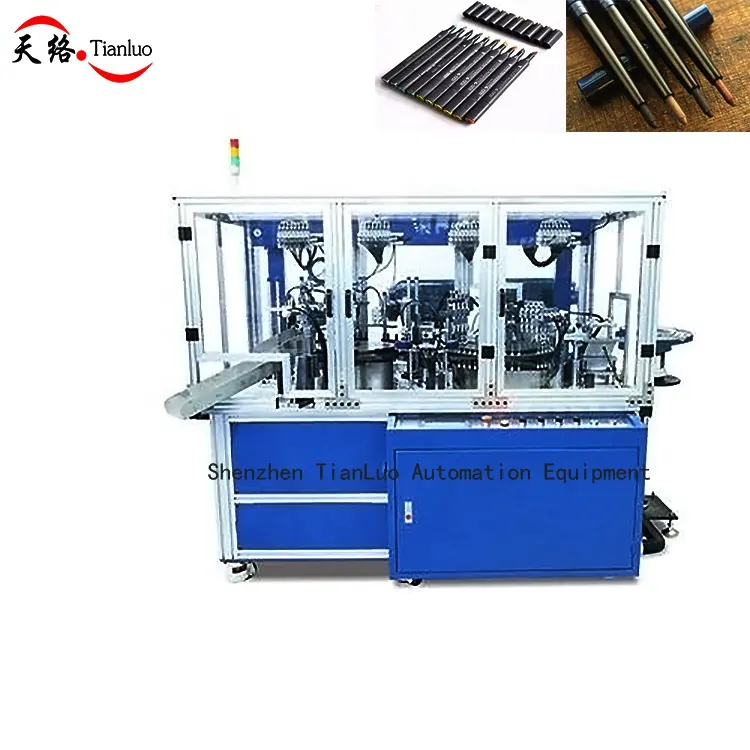 ماكينة صناعة الأقلام الكرتونية ماركة (Tianluo), ماكينة صناعة الأقلام الكرتونية الآلية ، خدمات التشغيل الآلي ، تعبئة معدات خط التجميع ، الآلات الصناعية