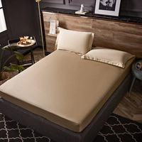 Ensemble de literie 4 pièces en coton 100% super doux et respirant 300 TC 400 TC 600 TC, comprenant drap plat, housse de couette et taies d'oreiller