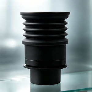 Buse en silicone noir de luxe personnalisable et écologique, à rétention nulle, pour Eureka Atom, doseur simple, certifiée LFGB pour le café - Product Image 5